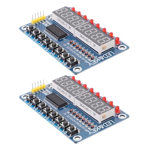OUNONA 2stücke Stelliges Led Digitalmodul Mit Tasten Mikrocontroller-anzeige Einfache Installation Und Benutzerfreundliche Schnittstelle Für Uhren Timer Und Mehr OUNONA 2stücke Stelliges Led Digitalmodul Mit Tasten Mikrocontroller-anzeige Einfache Installation Und Benutzerfreundliche Schnittstelle Für Uhren Timer Und Mehr von OUNONA