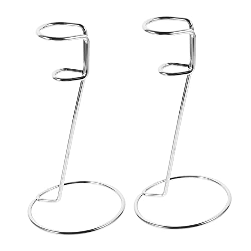 OUNONA 2 Stück Milchaufschäumer Ständer Handheld Milchaufschäumer Halter für Zuhause Silber von OUNONA