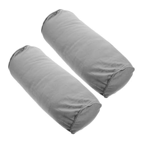 OUNONA 2 Stück Rundes Nackenstützkissen aus Weichem Flanell Zylindrisches Design für Flaches Liegen für Sofa Bett und Reise Kleines Nackenkissen zur Entspannten Nacken Rückenpflege OUNONA 2 Stück Rundes Nackenstützkissen aus Weichem Flanell Zylindrisches Design für Flaches Liegen für Sofa Bett und Reise Kleines Nackenkissen zur Entspannten Nacken Rückenpflege von OUNONA