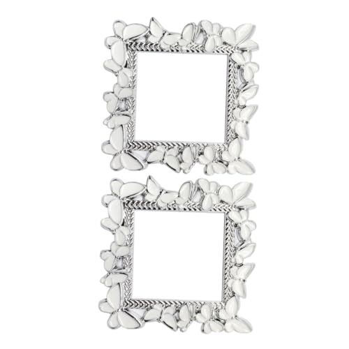 OUNONA 2 Stück Teiliges Lichtschalter Schutz Cover aus Kunststoff Resin Dekorative Weiße Schalter Aufkleber Stoßfest Langlebig mit Selbstklebender Rückseite Geeignet für Wohnzimmer von OUNONA