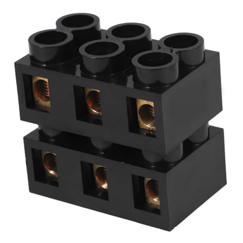 OUNONA 2 Stück Teiliges Schraubklemmenblock Doppelte Reihe Elektrischer Anschlussklemmen mit Isolierung für Sichere Verdrahtung im Haushalt und Gewerbe OUNONA 2 Stück Teiliges Schraubklemmenblock Doppelte Reihe Elektrischer Anschlussklemmen mit Isolierung für Sichere Verdrahtung im Haushalt und Gewerbe von OUNONA