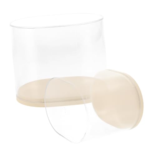 OUNONA 2 Stück Vitrine Schaukästen Abbildung Fall dekorative Kästen mit Deckel Plastik Transparent von OUNONA