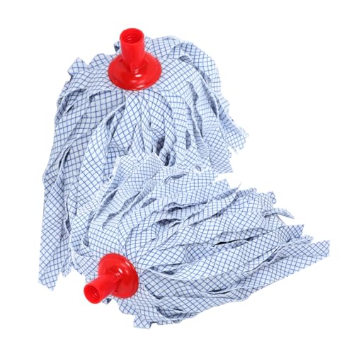 OUNONA 2 Stück Wischmopp Ersatzkopf Teilig aus Saugfähigem Langlebigem Vliesmaterial Kompatibel mit Clip Style Mopps für Fliesenböden Einfach zu Wechseln und Vielseitig Einsetzbar von OUNONA