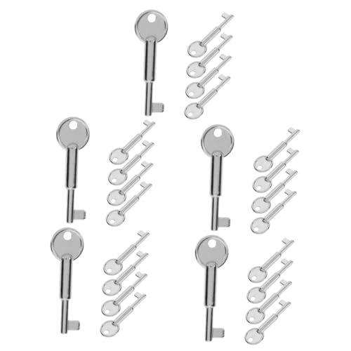 OUNONA 25stücke Teiliges Metall Schlüssel Für Not- -Taster Und Langlebige -Schalter Schlüssel Werkzeug Für Sicherheitsanwendungen OUNONA 25stücke Teiliges Metall Schlüssel Für Not- -Taster Und Langlebige -Schalter Schlüssel Werkzeug Für Sicherheitsanwendungen von OUNONA