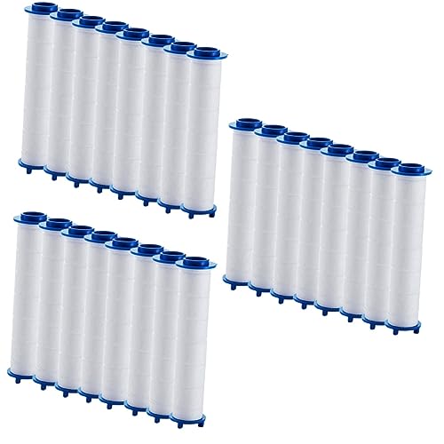 OUNONA 3 Sätze Haushaltsbadefilter Gefilterte Dusche Ersatz Duschwasserfilterköpfe Filter Filterdusche Professioneller Badefilter Haushaltsduschfilter Filterwerkzeug Pp 8 Stücke * 3 von OUNONA