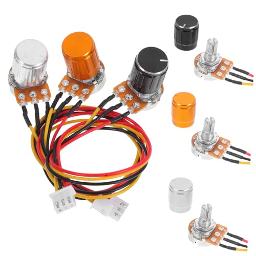 OUNONA 3 Satz Drehpotentiometer Anschlusskabel Lineares Einstellbares Widerstandsregelgerät für Elektronik DIY projekte Präzise Steuerung Kompakte Zufällige Farbe Zufällige Farbe OUNONA 3 Satz Drehpotentiometer Anschlusskabel Lineares Einstellbares Widerstandsregelgerät für Elektronik DIY projekte Präzise Steuerung Kompakte Zufällige Farbe Zufällige Farbe von OUNONA
