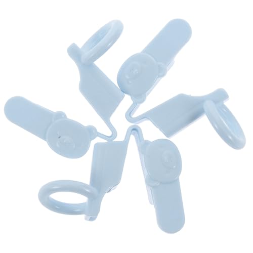 OUNONA 3 Stück Essstäbchen-Helfer für Erwachsene Essstäbchen-Trainingsabdeckung Essstäbchen-Clip Essstäbchenklammern aus Kunststoff Essstäbchenklemme pp Blue von OUNONA