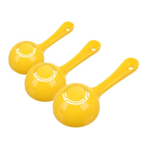 OUNONA 3 Stück Reisbällchenform Reispaddel Reisformer Reisbällchenhersteller Reis Schimmel Reis Paddel Schaufel Schneekegel Schaufel lebensmittelecht pp Yellow von OUNONA