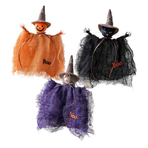 OUNONA 3stücke Hängende Kürbisdekorationen Für Halloween Geisterornamente Hängender Halloween-baumschmuck Gruselige Hexengeister -partyzubehör OUNONA 3stücke Hängende Kürbisdekorationen Für Halloween Geisterornamente Hängender Halloween-baumschmuck Gruselige Hexengeister -partyzubehör von OUNONA