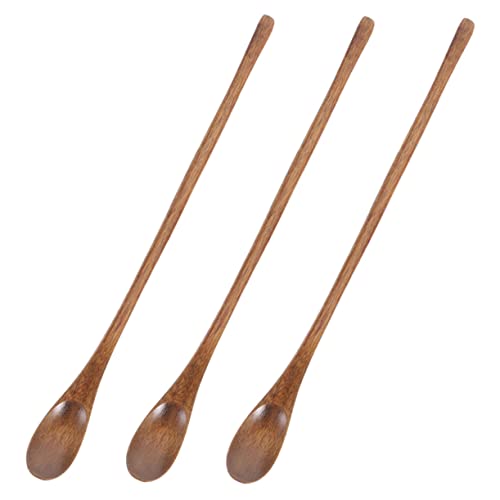 OUNONA 3 Stück Teiliges Holzlöffel Multifunktionale Salat Suppe und Kaffeelöffel Nachhaltige Gesunde Holzlöffel für Zuhause Cafés und Hotels OUNONA 3 Stück Teiliges Holzlöffel Multifunktionale Salat Suppe und Kaffeelöffel Nachhaltige Gesunde Holzlöffel für Zuhause Cafés und Hotels von OUNONA