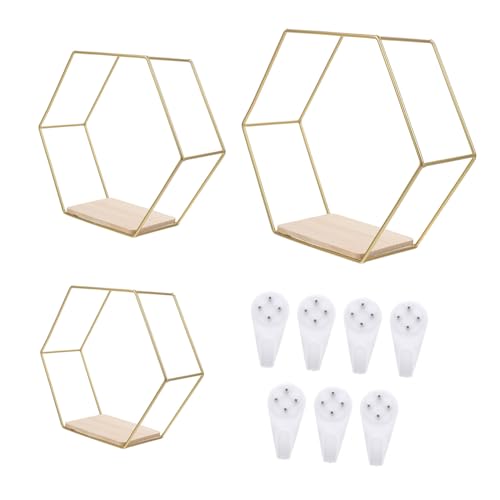 OUNONA 3 Stück Teiliges Wandregal Aufbewahrung für Pflanzen und Dekoration Stilvolles Wandregal für Schlafzimmer Wohnzimmer und Büro Platzsparendes Design für Kreative Raumgestaltung OUNONA 3 Stück Teiliges Wandregal Aufbewahrung für Pflanzen und Dekoration Stilvolles Wandregal für Schlafzimmer Wohnzimmer und Büro Platzsparendes Design für Kreative Raumgestaltung von OUNONA