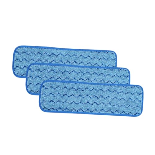 OUNONA 3 Stück Wischmopp Ersatzbezüge Teilig Wiederverwendbare Mikrofaser Mop Pads Waschbare Bodenwischer für Fliesen und Marmorböden für von Hartböden OUNONA 3 Stück Wischmopp Ersatzbezüge Teilig Wiederverwendbare Mikrofaser Mop Pads Waschbare Bodenwischer für Fliesen und Marmorböden für von Hartböden von OUNONA