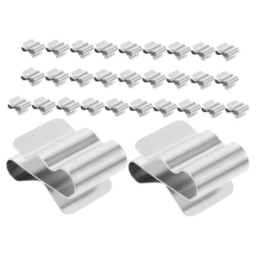 OUNONA 30 Stück Teiliges Edelstahl Kabelclips Robuste Solar Panel Rahmen Federklemmen Kratzfreie Oberfläche Einfache Installation Zuverlässige Kabelbefestigung für Photovoltaik und OUNONA 30 Stück Teiliges Edelstahl Kabelclips Robuste Solar Panel Rahmen Federklemmen Kratzfreie Oberfläche Einfache Installation Zuverlässige Kabelbefestigung für Photovoltaik und von OUNONA