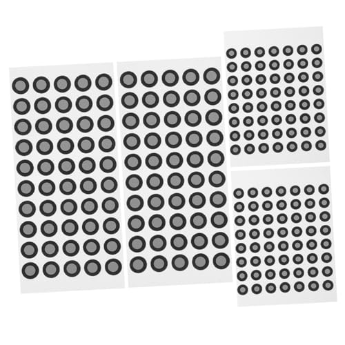 OUNONA 4 Blätter Scanner Reflektierende Tracking Punkte Aufkleber Handheld Positionierung Marker für Optische Messung Kompatibel mit Revopoint und Shining Hersteller von OUNONA