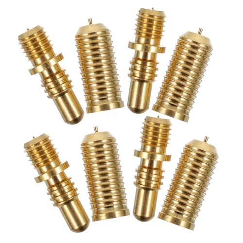 OUNONA 4 Sätze Pool Queue Verlängerung mit Robusten Kupfer-schrauben Präzise Verbindungsteile für Billard Queue Stabile Pool Cue Ersatzschrauben für Verbessertes Spielgefühl von OUNONA