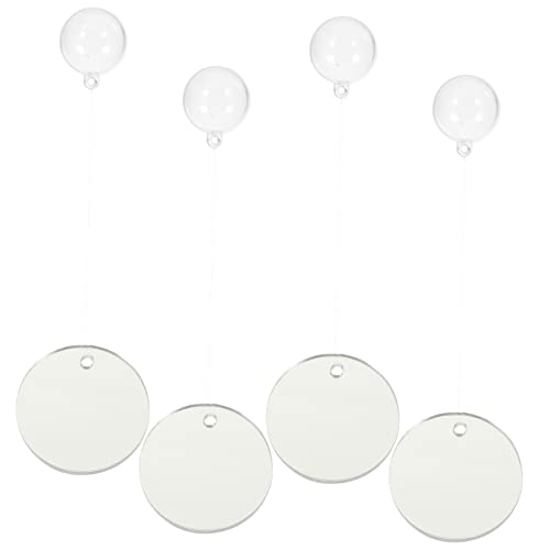 OUNONA 4 Stück Fischspiegel Für Aquarien Zubehör Für Aquarien Spiegel Für Kampffische LED Aquarien Tankspiegel Aquarien Kleine Aquarien Selbsttraining Acryl von OUNONA