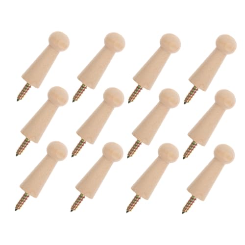 OUNONA 4 Stück Holzklammern Zum Aufhängen: Anschraubbarer Kleiderhaken – Kleiderhaken Aus Holz – Handtuchhalter Für Hüte Und Handtücher OUNONA 4 Stück Holzklammern Zum Aufhängen: Anschraubbarer Kleiderhaken – Kleiderhaken Aus Holz – Handtuchhalter Für Hüte Und Handtücher von OUNONA