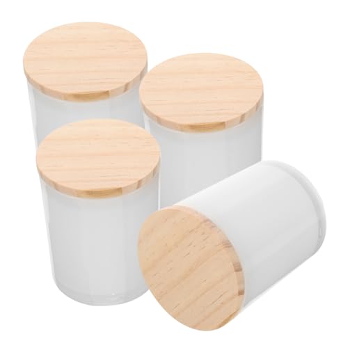 OUNONA 4 Stück Kerzenglas Duft Kerze Herstellung Kerzendüfte Duftend Gläser Aromatherapie Kleine Glasbehälter Mit Deckel Votivkerzenhalter Glasgefäß Mit Deckel Winziges Glas Holz OUNONA 4 Stück Kerzenglas Duft Kerze Herstellung Kerzendüfte Duftend Gläser Aromatherapie Kleine Glasbehälter Mit Deckel Votivkerzenhalter Glasgefäß Mit Deckel Winziges Glas Holz von OUNONA