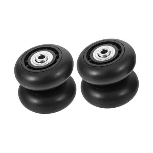 OUNONA 4 Stück Kofferrollen Ersatzset Geräuschlose Langlebige Gummi drehrollen für Reisekoffer und Kabinengepäck Einfache Montage Kompatibel mit Meisten Trolley koffern und Gepäckstücken OUNONA 4 Stück Kofferrollen Ersatzset Geräuschlose Langlebige Gummi drehrollen für Reisekoffer und Kabinengepäck Einfache Montage Kompatibel mit Meisten Trolley koffern und Gepäckstücken von OUNONA