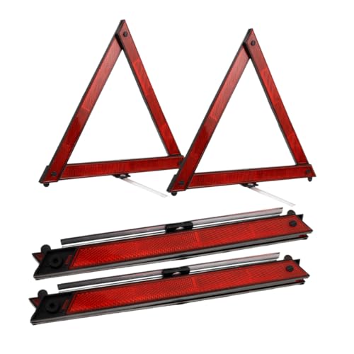 OUNONA 4 Stück Pannendreieck Reflektierendes Warndreieck für Auto Tragbares Notfall Warnzeichen mit Sichtbarkeit Zusammenklappbar für Pannenhilfe und Verkehrssicherheit OUNONA 4 Stück Pannendreieck Reflektierendes Warndreieck für Auto Tragbares Notfall Warnzeichen mit Sichtbarkeit Zusammenklappbar für Pannenhilfe und Verkehrssicherheit von OUNONA