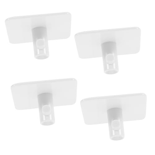 OUNONA 4 Stück Standmixer Aufsatz Halter Praktische Aufbewahrung für Mixer Zubehör Flachhaken zur Einfachen Montage Robust und für Jede Küche von OUNONA