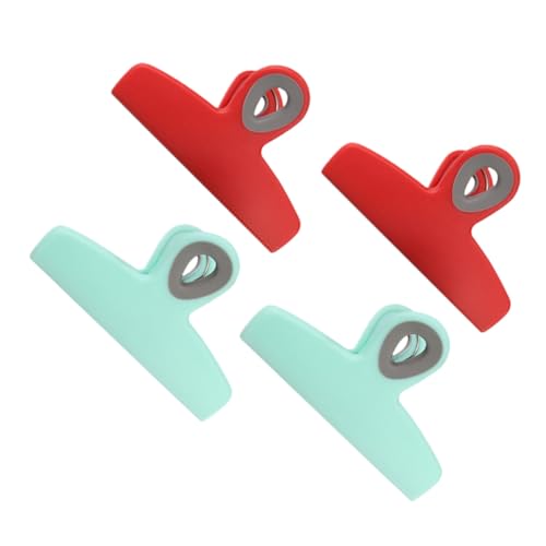 OUNONA 4 Stück Teiliges Lebensmittelbeutel Clips aus Edelstahl und PP Starke Verschlussklemmen für Chips und Snacks Wiederverschließbar Langlebig Vielseitig Einsetzbar OUNONA 4 Stück Teiliges Lebensmittelbeutel Clips aus Edelstahl und PP Starke Verschlussklemmen für Chips und Snacks Wiederverschließbar Langlebig Vielseitig Einsetzbar von OUNONA