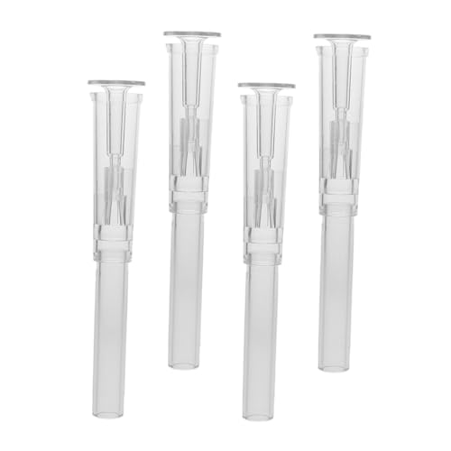 OUNONA 4 Stück Transparente Mini Springbrunnen Düsen Wassersparende Pilz Sprühköpfe für Teiche und Aquarien Kompakte Wasserfontänen mit Effektivem Wasserumlauf für Garten und von OUNONA