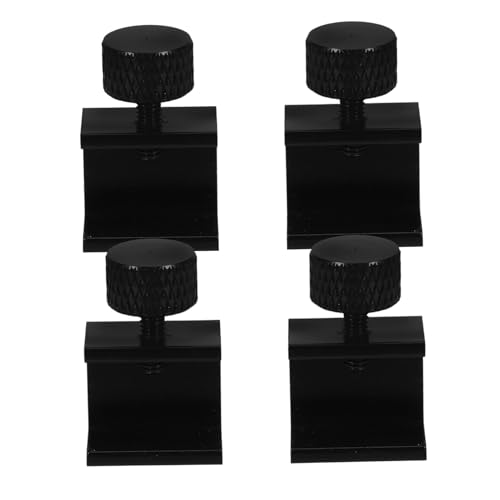 OUNONA 4 Stück Verstellbare Glas-klammern Hitzebeständige für Stabile Heißbett-glasplattform Präzise Fixierung Schnelle Montage für Verschiedene Glasgrößen OUNONA 4 Stück Verstellbare Glas-klammern Hitzebeständige für Stabile Heißbett-glasplattform Präzise Fixierung Schnelle Montage für Verschiedene Glasgrößen von OUNONA