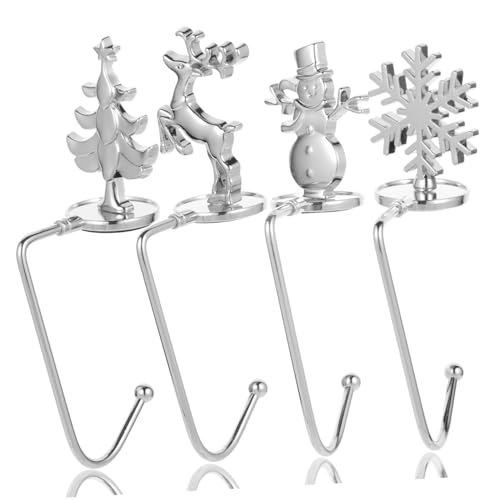 OUNONA 4 Stück Weihnachtsstrumpfhalter Goldplattierung Stabile Kaminhaken Tragkraft Vielseitig für Strümpfe Geschenke und Deko Langlebig für Weihnachtsmantel und Kamin OUNONA 4 Stück Weihnachtsstrumpfhalter Goldplattierung Stabile Kaminhaken Tragkraft Vielseitig für Strümpfe Geschenke und Deko Langlebig für Weihnachtsmantel und Kamin von OUNONA