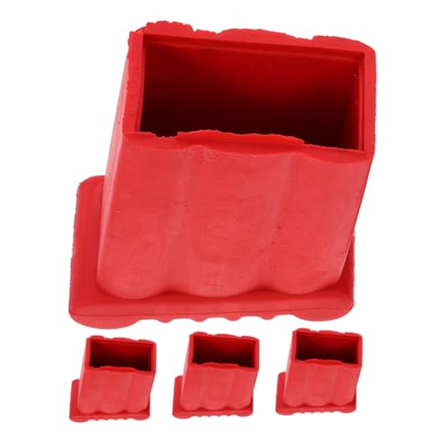 OUNONA 4 Stück rutschfeste Füße Abdeckung Zubehör im Freien Form Bein für fit Gummi -Leiter -Pads Leiter Gummistopper Stoßstange Ersatz-Leiterpolster Leitergummischutz Leiterfußschutz rot OUNONA 4 Stück rutschfeste Füße Abdeckung Zubehör im Freien Form Bein für fit Gummi -Leiter -Pads Leiter Gummistopper Stoßstange Ersatz-Leiterpolster Leitergummischutz Leiterfußschutz rot von OUNONA