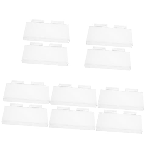 OUNONA 5 Sätze Transparente Wandregale Schuhdisplay Regal Für Einzelhandelsgeschäfte Platzsparend Installieren Für Schuhorganisation Und Ausstellungszwecke 2 Stück * 5 von OUNONA