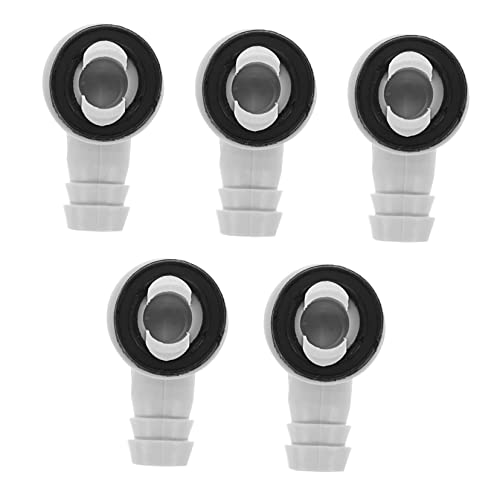OUNONA 5 Stück Ablaufschlauch Adapter Set Teiliges Gummiring Verbindungsset für Klimaanlagen mit Gebogenem Effizient gegen Wasserleckagen von OUNONA