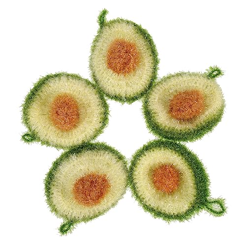 OUNONA 5 Stück Teiliges Küchentuch Mikrofaser Saugfähige Reinigungstücher für Geschirr Vielseitig Einsetzbar für Teller Fenster Arbeitsflächen Waschbar und Langlebig Küchenaccessoires von OUNONA