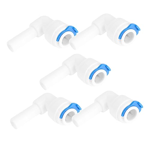OUNONA 5 Stück Teiliges Wasserfilter Adapter Schnellverbinder für Wasserfilter Kunststoffrohranschluss Werkzeugloses Design für Einfache Installation für Haushalts und Professionelle von OUNONA