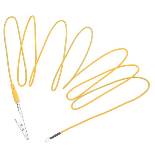 OUNONA 5 Stück Tragbare Antistatik Erdungskabel mit Krokodilklemme und Anschlussklemme Robustes Ersatz-erdungskabel für Haushaltselektronik Sichere Statische Ableitung OUNONA 5 Stück Tragbare Antistatik Erdungskabel mit Krokodilklemme und Anschlussklemme Robustes Ersatz-erdungskabel für Haushaltselektronik Sichere Statische Ableitung von OUNONA