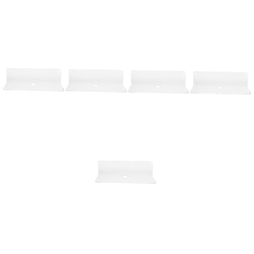 OUNONA 5 Stück Wandregal Gestell Regal zur Wandmontage hängend klare Regale für die Wand schwebende Eckregale Wanddekorationsregal wandmontiertes Ablagefach Lagerregal Acryl Transparent von OUNONA
