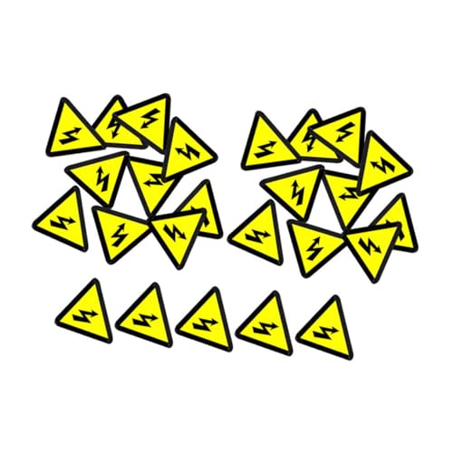 OUNONA 50 Stück Hochspannungs warnaufkleber Selbstklebend Gelb Dreieck Elektrische Gefahr Sicherheitsetiketten für Elektrogeräte Steckdosen Schalter Geeignet für Zuhause Büro Werkstatt OUNONA 50 Stück Hochspannungs warnaufkleber Selbstklebend Gelb Dreieck Elektrische Gefahr Sicherheitsetiketten für Elektrogeräte Steckdosen Schalter Geeignet für Zuhause Büro Werkstatt von OUNONA
