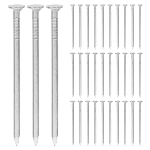 OUNONA 50-Teiliges Hardware-Nägel-Sortiment-Set 2 Zoll Verzinkte Nägel Bilder-Aufhängenägel Holznägel Wandnägel Zum Aufhängen Von Bildern Bilder-Aufhängeset OUNONA 50-Teiliges Hardware-Nägel-Sortiment-Set 2 Zoll Verzinkte Nägel Bilder-Aufhängenägel Holznägel Wandnägel Zum Aufhängen Von Bildern Bilder-Aufhängeset von OUNONA