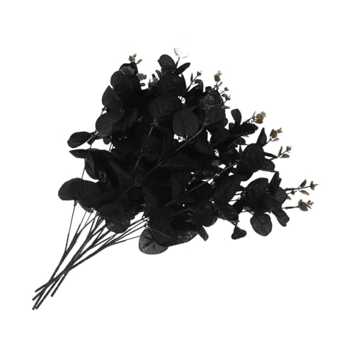 OUNONA 6 Stück Künstliche Eukalyptuszweige Teiliges Schwarze Teilige Realistische Vase Deko Langlebig Pflegeleicht für Hochzeit Party Dekoration OUNONA 6 Stück Künstliche Eukalyptuszweige Teiliges Schwarze Teilige Realistische Vase Deko Langlebig Pflegeleicht für Hochzeit Party Dekoration von OUNONA