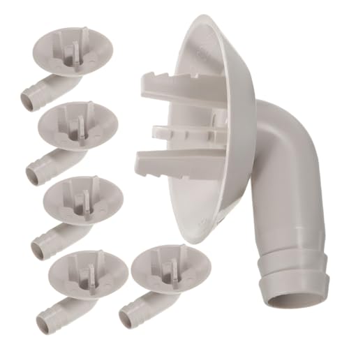 OUNONA 6 Stück Teiliges Set aus Kunststoff Luftkonditionierer Abflussbogenanschlüssen für Split und Fenstergeräte Lösung für Effektive Entwässerung OUNONA 6 Stück Teiliges Set aus Kunststoff Luftkonditionierer Abflussbogenanschlüssen für Split und Fenstergeräte Lösung für Effektive Entwässerung von OUNONA