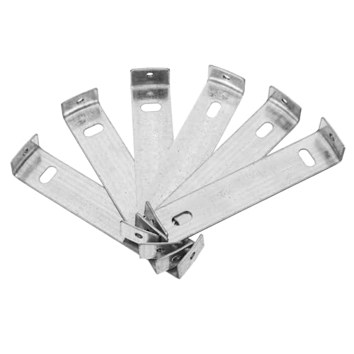 OUNONA 6 Stück Teiliges Verstellbares Deckenmontage halterungsset mit Gebogenem Eisenstreifen Robuste Lichtbefestigung für Lampen Deckenleuchtenhalterung mit Verbesserter Stabilität und OUNONA 6 Stück Teiliges Verstellbares Deckenmontage halterungsset mit Gebogenem Eisenstreifen Robuste Lichtbefestigung für Lampen Deckenleuchtenhalterung mit Verbesserter Stabilität und von OUNONA