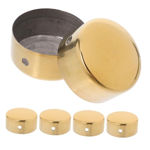 OUNONA 6 Stück Treppenhandlauf Zubehör Handlaufabdeckung Handlauf Endabdeckung Endkappe Für Handlauf Treppenhandlauf Endkappen Gold Treppengeländerkappen OUNONA 6 Stück Treppenhandlauf Zubehör Handlaufabdeckung Handlauf Endabdeckung Endkappe Für Handlauf Treppenhandlauf Endkappen Gold Treppengeländerkappen von OUNONA