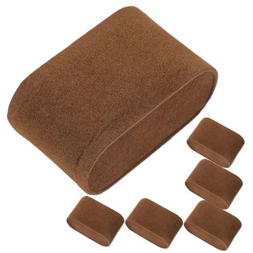 OUNONA 6 Stück Uhrenkissen in Braun für Uhren und Armbanddisplay Formstabile Schmuckkissen für Uhrenboxen und Vitrinen Strapazierfähige Uhrenpolster für Sichere Aufbewahrung und OUNONA 6 Stück Uhrenkissen in Braun für Uhren und Armbanddisplay Formstabile Schmuckkissen für Uhrenboxen und Vitrinen Strapazierfähige Uhrenpolster für Sichere Aufbewahrung und von OUNONA