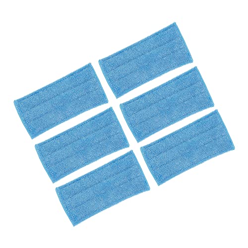 OUNONA 6 Stück Waschbare Mikrofaser Wischmopp Ersatzpads Hochabsorbierende Bodentücher für Gründliche für Harten Böden und Fliesen OUNONA 6 Stück Waschbare Mikrofaser Wischmopp Ersatzpads Hochabsorbierende Bodentücher für Gründliche für Harten Böden und Fliesen von OUNONA