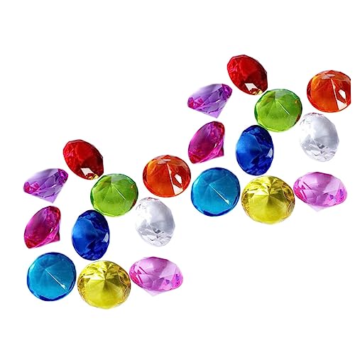 OUNONA 72 Stücke Acryl Diamant Ornamente Große Edelsteine ​​acryl Kristall Decor Hochzeit Party Dekorationen von OUNONA