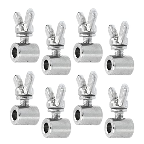 OUNONA 8 Stück Teiliges Drahtseil Klemme aus Seilklemmen für Vielseitige Anwendungen zum Sichern von Lasten und Hängen von Objekten OUNONA 8 Stück Teiliges Drahtseil Klemme aus Seilklemmen für Vielseitige Anwendungen zum Sichern von Lasten und Hängen von Objekten von OUNONA