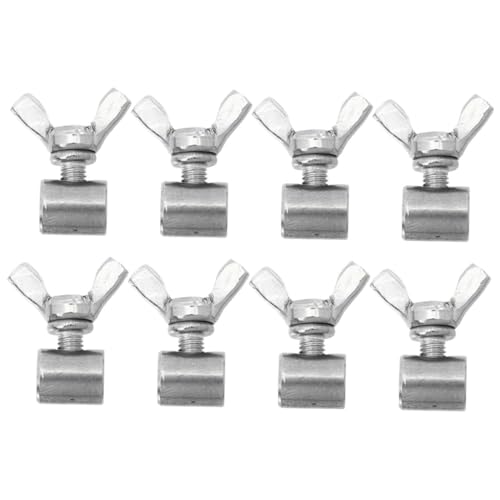 OUNONA 8 Stück Teiliges Edelstahl Drahtseilklemmen Einzelstrang Klemmen mit Verstellbarer Schraube Rostfrei Langlebig Einfache Montage für Stahlseil und Kabelbefestigung OUNONA 8 Stück Teiliges Edelstahl Drahtseilklemmen Einzelstrang Klemmen mit Verstellbarer Schraube Rostfrei Langlebig Einfache Montage für Stahlseil und Kabelbefestigung von OUNONA