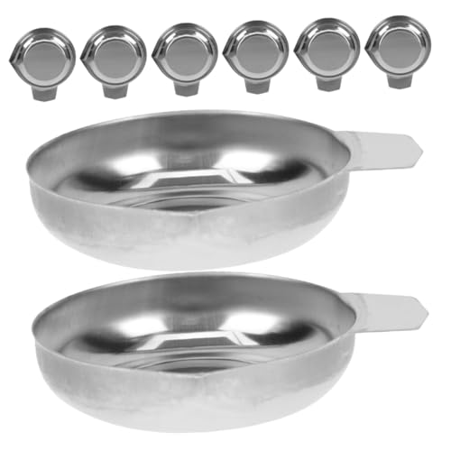 OUNONA 8 Stück Teiliges Edelstahl-waagschalen Ausguss Robuste Digitale Wiegeschalen für feines Material Schmuck und Labor Kompakt Präzise Messung für Küche Kochen Portionierung und Tests OUNONA 8 Stück Teiliges Edelstahl-waagschalen Ausguss Robuste Digitale Wiegeschalen für feines Material Schmuck und Labor Kompakt Präzise Messung für Küche Kochen Portionierung und Tests von OUNONA