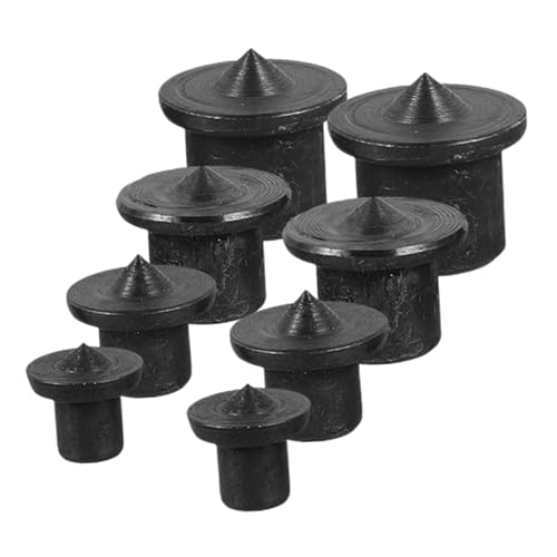 OUNONA 8 Stück Teiliges Holzdübel-zentrierspitzen aus Carbonstahl Präzise Positionierung für Holzarbeiten zum Übertragen von Bohrlöchern bei Möbelmontage Einfache Handhabung für DIY von OUNONA
