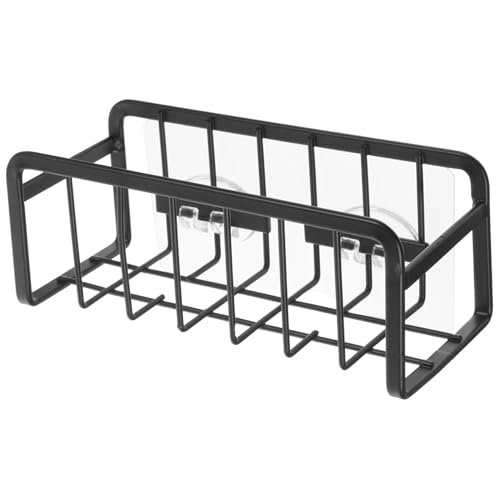 OUNONA Abflusskorb Küchenspüle ohne Bohren Spüle Organizer aus Robustem Eisen mit Abtropfdesign Schwammhalter Küchen Aufbewahrung Multifunktional Klassisch Schwarz OUNONA Abflusskorb Küchenspüle ohne Bohren Spüle Organizer aus Robustem Eisen mit Abtropfdesign Schwammhalter Küchen Aufbewahrung Multifunktional Klassisch Schwarz von OUNONA